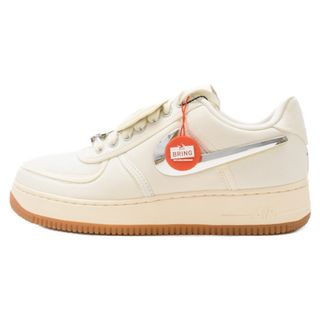 ナイキ(NIKE)のNIKE ナイキ ×TRAVIS SCOTT NIKE AIR FORS1 LOW トラヴィス スコット エアフォース1 セイル ローカット スニーカー アイボリー US9 AQ4211-101(スニーカー)