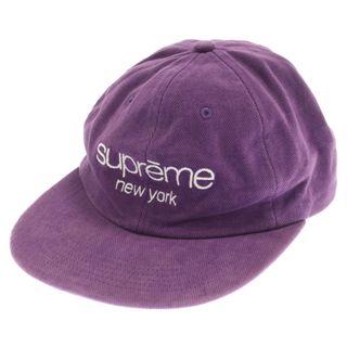 シュプリーム(Supreme)のSUPREME シュプリーム 20AW 2-Tone Canvas 6-Panel Cap 2トーンキャンバス ベースボールキャップ パープル(キャップ)