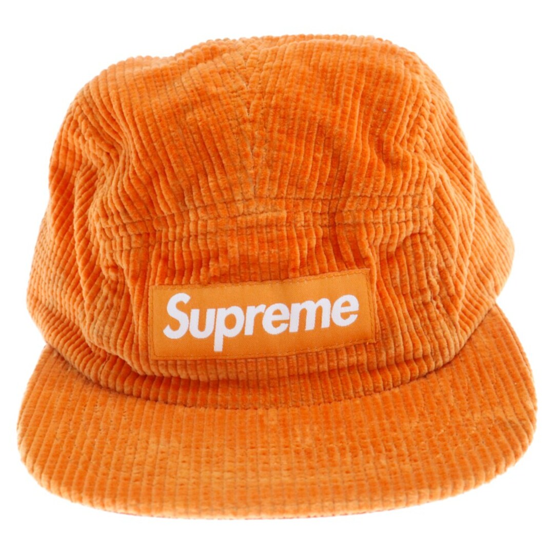 キャップSUPREME シュプリーム 18SS Corduroy Camp Cap コーデュロイ ベースボールキャップ オレンジ