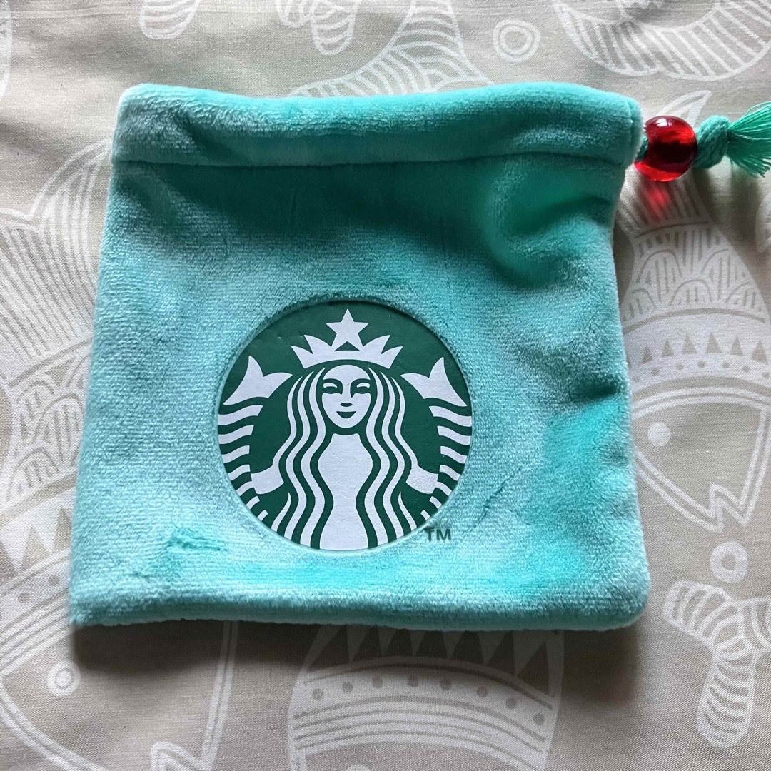 Starbucks Coffee(スターバックスコーヒー)のUSED スターバックス 巾着 エンタメ/ホビーのエンタメ その他(その他)の商品写真