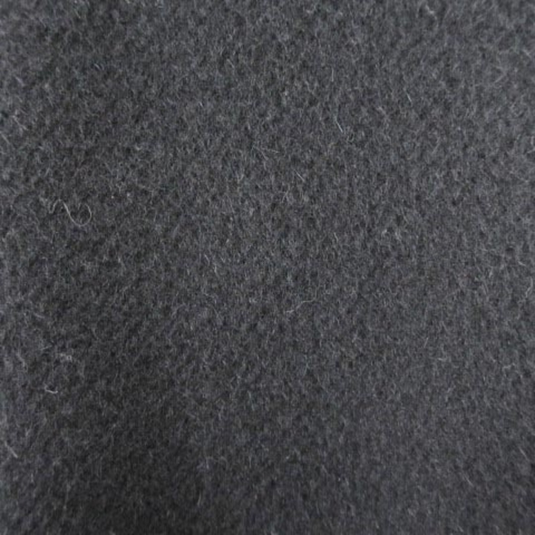 Agnona(アニオナ)のアニオナ ヴィンテージ ウールコート ジップアップ アルパカ混 黒 44 L位 レディースのジャケット/アウター(その他)の商品写真