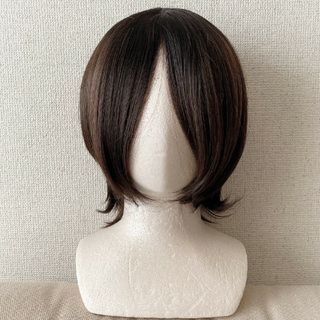 人毛100％ 新品 ウィッグ I型つむじボブ ナチュラルブラック♡の通販 ...