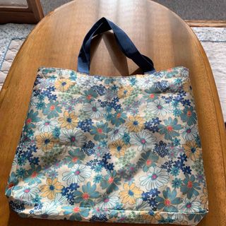 花柄の買い物バック(エコバッグ)