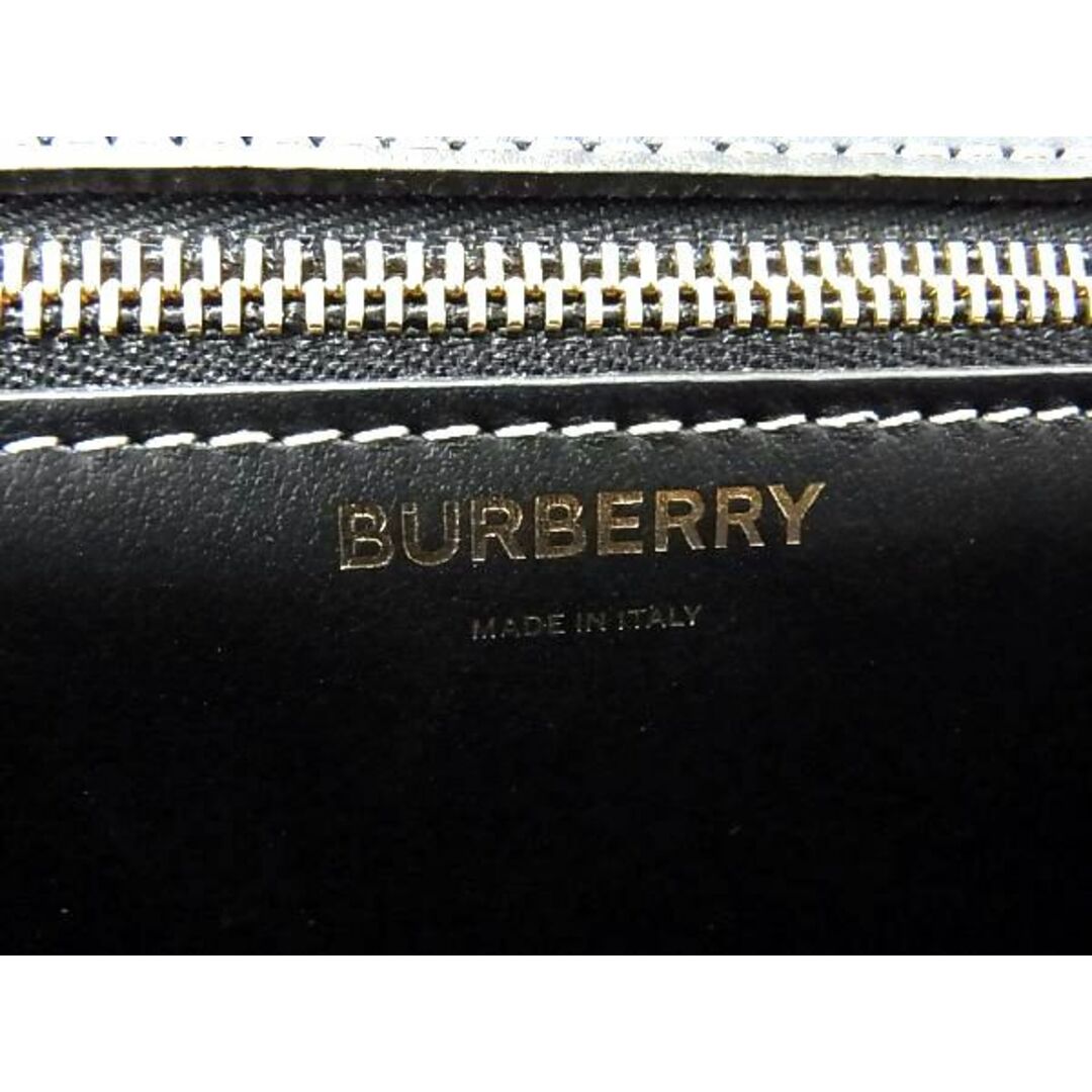 BURBERRY(バーバリー)の■新品同様■ BURBERRY バーバリー TBロゴ キャンバス×レザー クロスボディ ショルダーバッグ レディース グリーン系×ブラック系 AW1035 メンズのバッグ(ショルダーバッグ)の商品写真