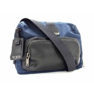 トゥミ(TUMI)の■新品■未使用■ TUMI トゥミ 103322 ナイロン×レザー クロスボディ ショルダーバッグ メンズ ネイビー系×ブラック系 AU7832 (その他)