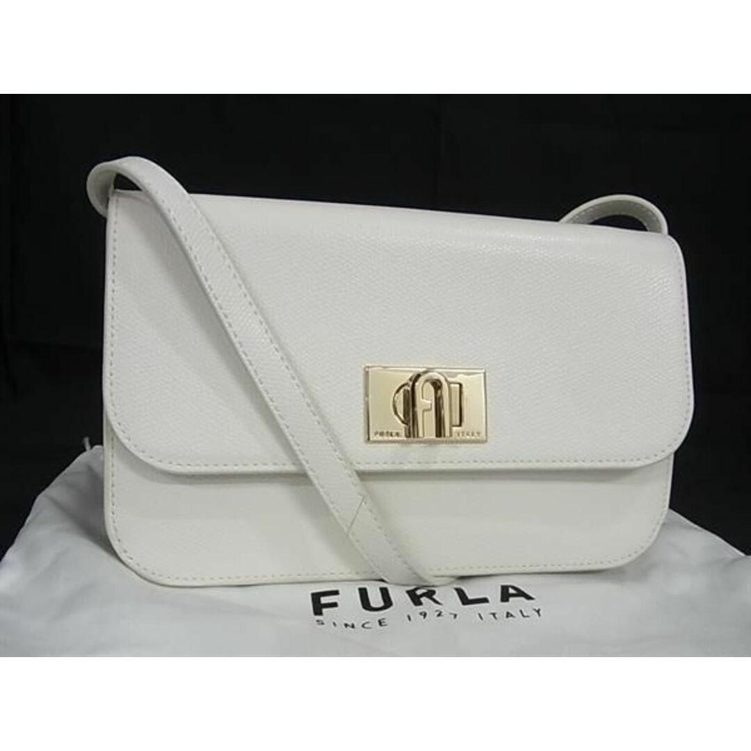 状態■新品■未使用■ FURLA フルラ レザー クロスボディ ショルダーバッグ レディース ホワイト系 AT4813