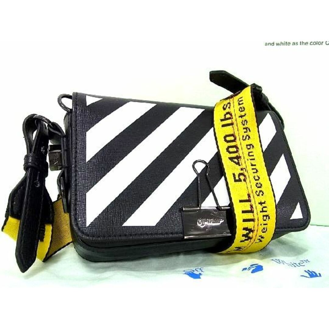 OFF-WHITE - □新品同様□ Off-White オフホワイト レザー クロス 