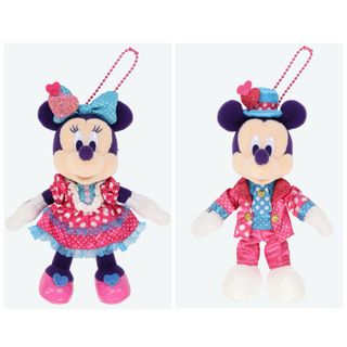 ディズニーランド パルパルーザ ぬいぐるみバッジ ミッキー ミニー