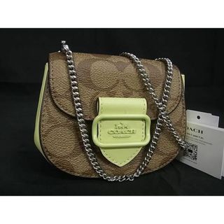 コーチ(COACH)の■新品■未使用■ COACH コーチ CJ689 PVC×レザー チェーン クロスボディ ショルダーバッグ ポシェット ブラウン系 BG6606(その他)