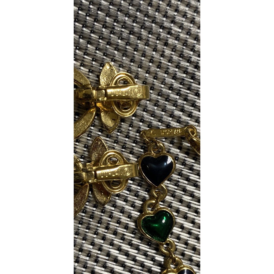 d'orlan ヴィンテージ　七宝焼　ネックレス＆イヤリング レディースのアクセサリー(ネックレス)の商品写真