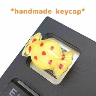 自作キーキャップ 黄色いキャンディー キートップ　お菓子　スイーツ　keycap(PC周辺機器)