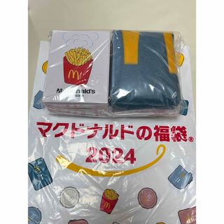 マクドナルド(マクドナルド)のマクドナルド福袋2024 ポテト加湿器＆コインポーチ＆ブランケット＆ミニプレート(ノベルティグッズ)