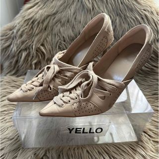 ザラ(ZARA)のYELLO SNEAKER HEEL 【beige】(ハイヒール/パンプス)