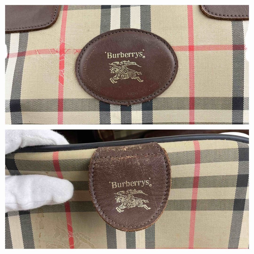 BURBERRY(バーバリー)の良品　Burberry バーバリー ボストンバッグ　ノバチェック 旅行　大容量 レディースのバッグ(ボストンバッグ)の商品写真