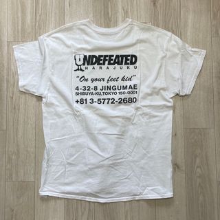 アンディフィーテッド(UNDEFEATED)の【限定品】undefeated 野村周平　Tシャツ　XL 即完売(Tシャツ/カットソー(半袖/袖なし))