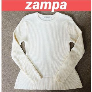 ザンパ(zampa)のzampa❤️  アイボリー　ニット　セーター　Mサイズ (ニット/セーター)