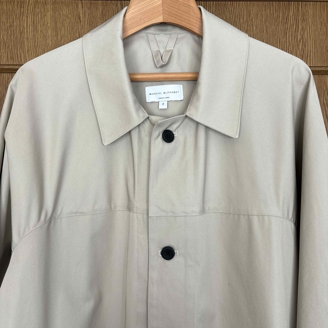 MANUAL ALPHABET(マニュアルアルファベット)のマニュアルアルファベット コート メンズのジャケット/アウター(ステンカラーコート)の商品写真