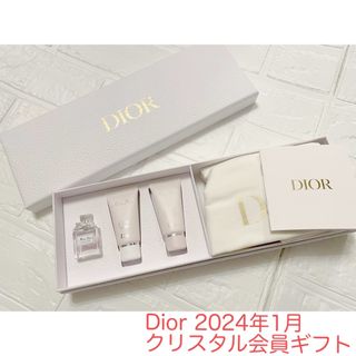 ディオール(Dior)のDior クリスタル会員　バースデーギフト箱付ミスディオールハンドクリームセット(ボディクリーム)