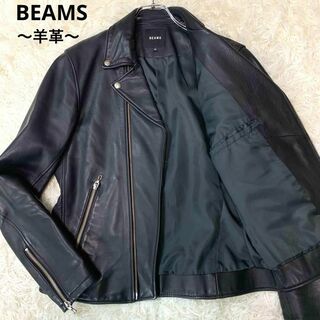 BEAMS - BEAMS HEART ビッグ ダブル ライダースジャケットの通販｜ラクマ