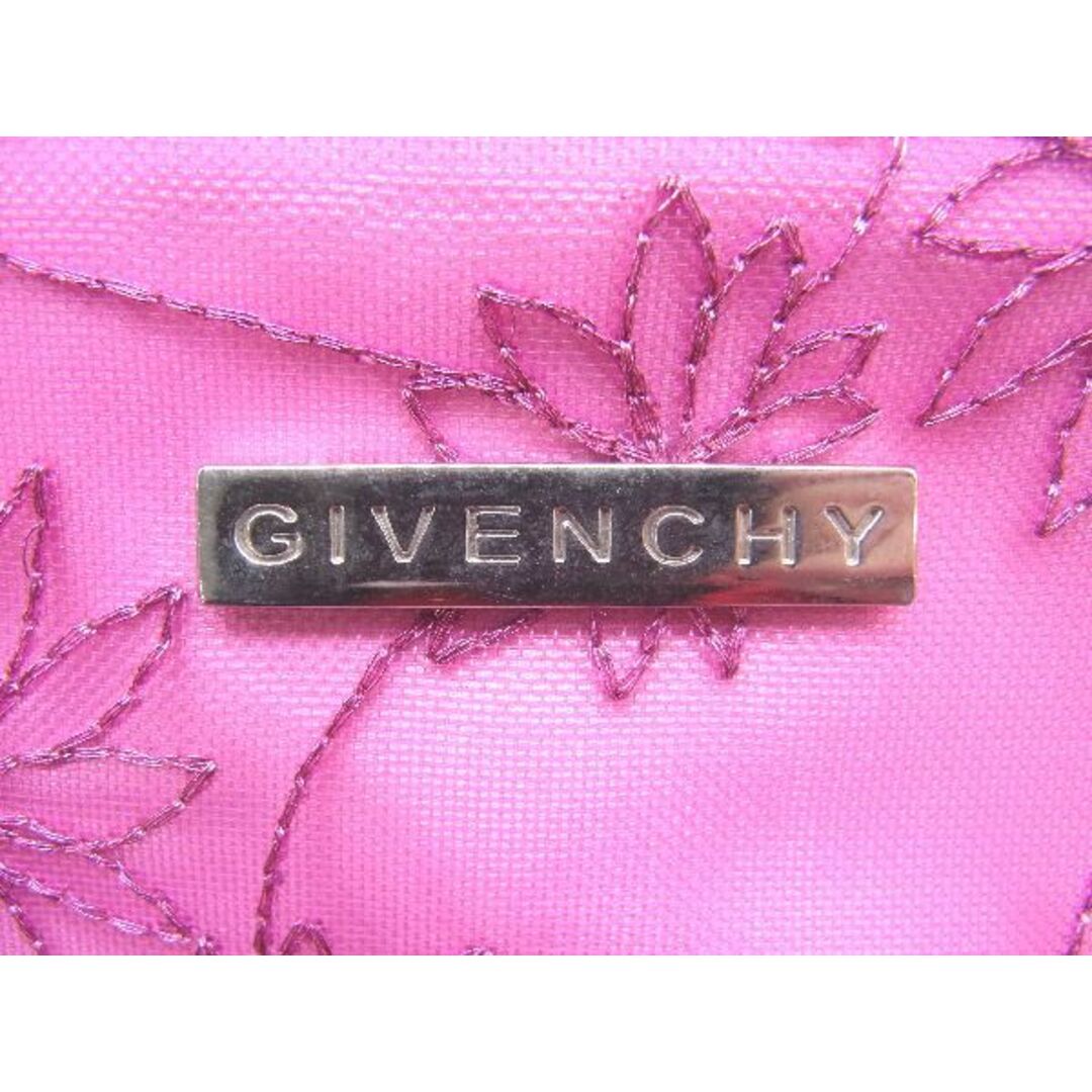 GIVENCHY(ジバンシィ)の■美品■ GIVENCHY ジバンシィ メッシュ×キャンバス ポーチ マルチポーチ マルチケース 小物入れ レディース ピンク系 DD3311 レディースのアクセサリー(その他)の商品写真