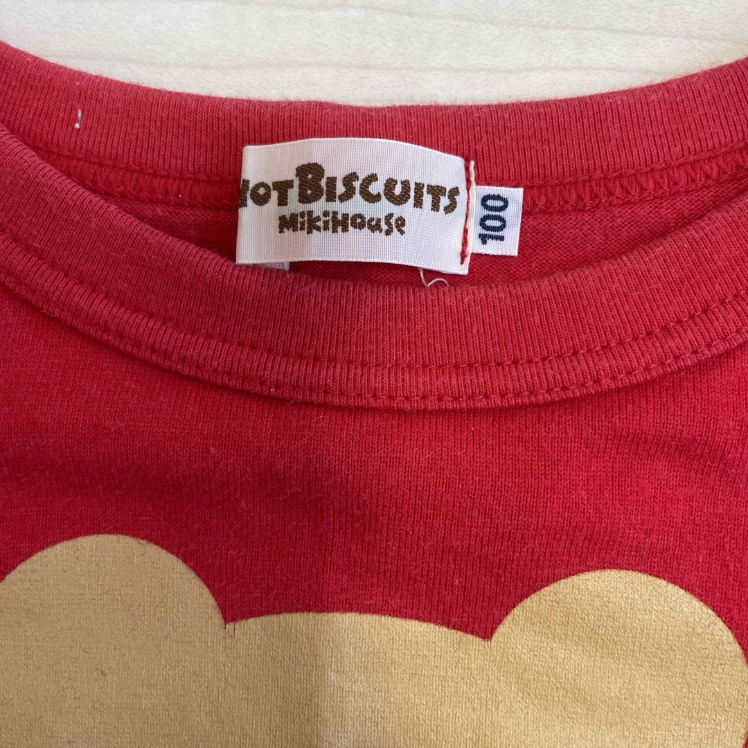 HOT BISCUITS(ホットビスケッツ)のミキハウス　長袖Tシャツ キッズ/ベビー/マタニティのキッズ服男の子用(90cm~)(Tシャツ/カットソー)の商品写真