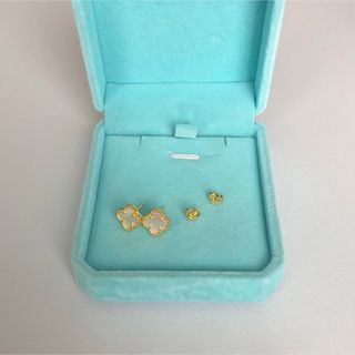 シェルピアス　ミニ　白(ピアス)