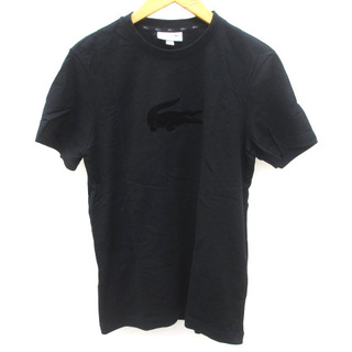 ラコステ(LACOSTE)のラコステ Tシャツ 半袖 ロゴ コットン 黒 ブラック FR2 S位 トップス(Tシャツ/カットソー(半袖/袖なし))