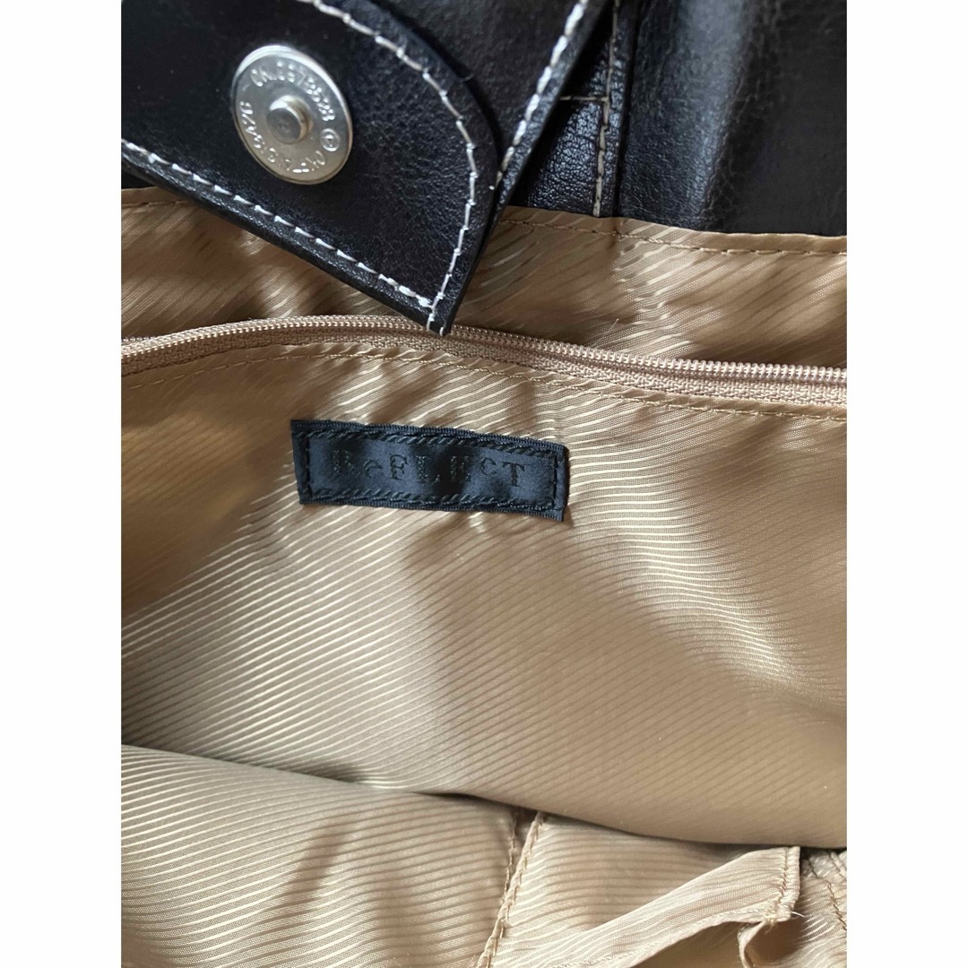 ReFLEcT(リフレクト)のReFLEcT トートバッグ　A4サイズ　通勤バッグ　マチあり　黒 レディースのバッグ(トートバッグ)の商品写真