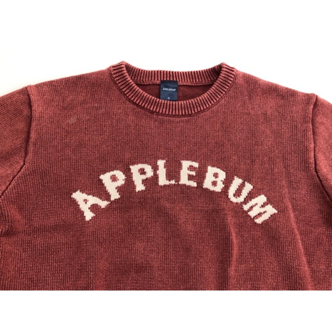 メンズAPPLEBUM（アップルバム）Arch Logo Crew Sweater　アーチロゴ　ニット　セーター【E2079-007】