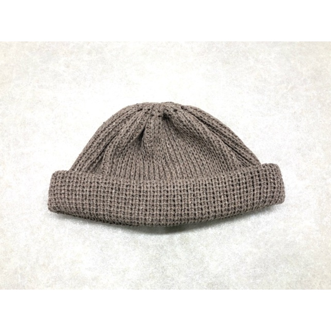 COOTIE(クーティー)のCOOTIE(クーティー) CTE-23A 503 Silk Lowgage Roll up Beanie シルク ロールアップ ビーニー サイズFREE Particle Taupe トープ 【B0287-007】 メンズの帽子(ニット帽/ビーニー)の商品写真