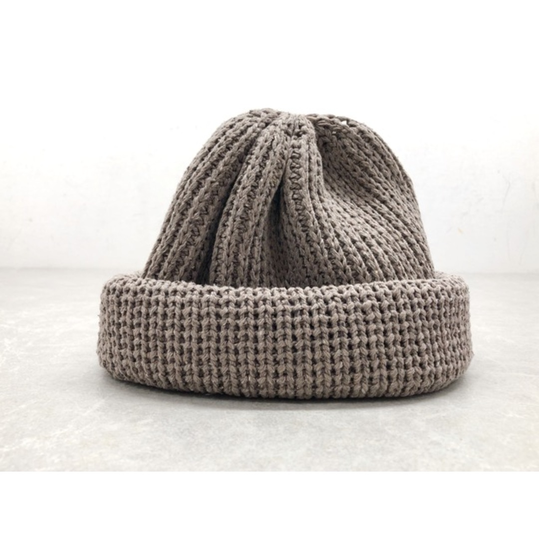 COOTIE(クーティー)のCOOTIE(クーティー) CTE-23A 503 Silk Lowgage Roll up Beanie シルク ロールアップ ビーニー サイズFREE Particle Taupe トープ 【B0287-007】 メンズの帽子(ニット帽/ビーニー)の商品写真