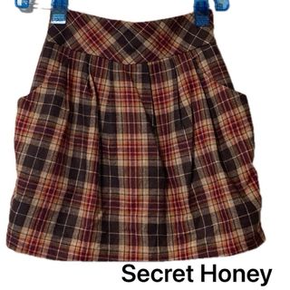 シークレットハニー(Secret Honey)のSecret Honey チェック柄スカート(ミニスカート)