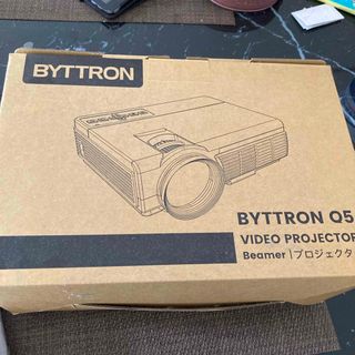 スクリーン付きプロジェクター BYTTRON Q5VIDEO PROJECTOR(プロジェクター)