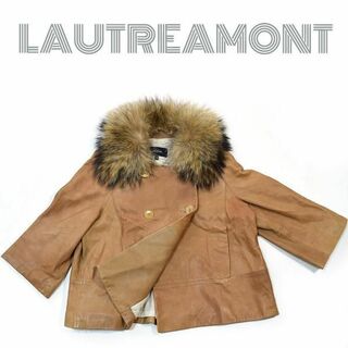 LAUTREAMONT - ロートレアモン■ファー付きレザージャケット　ボレロ/ポンチョ　アウター