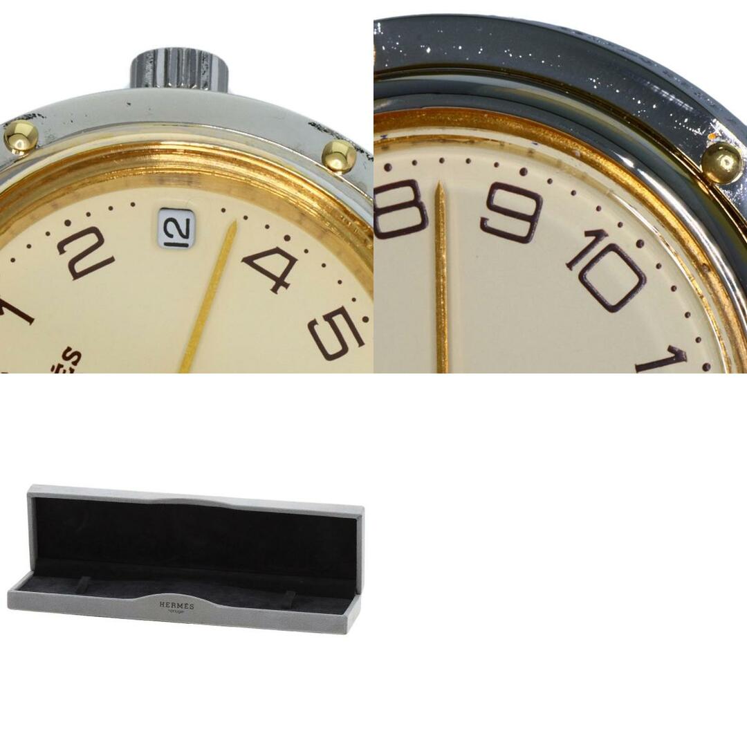 Hermes(エルメス)のHERMES クリッパー 旧タイプ 腕時計 SS SSxGP レディース レディースのファッション小物(腕時計)の商品写真