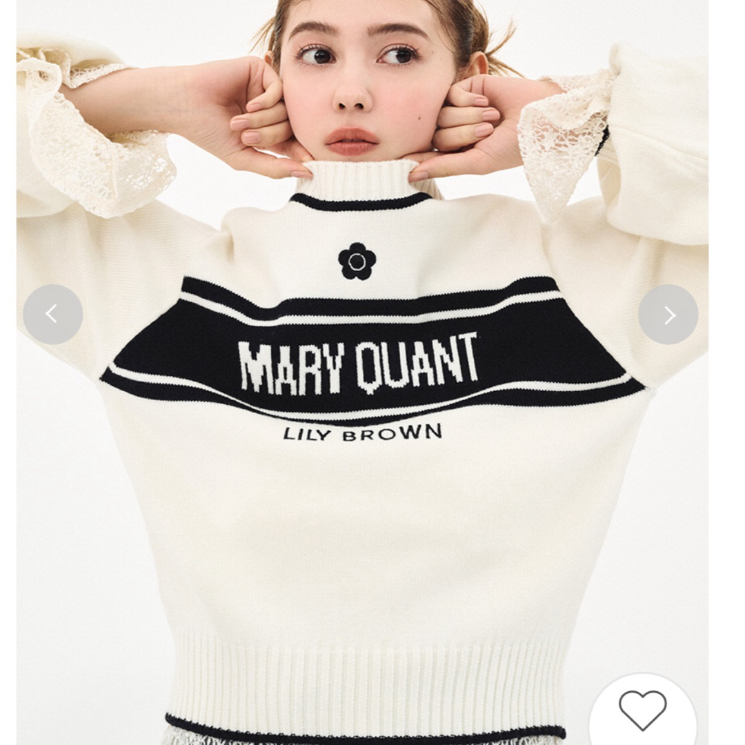 Lily Brown(リリーブラウン)のLILY BROWN×MARY QUANT レディースのトップス(ニット/セーター)の商品写真