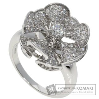 ブルガリ(BVLGARI)のBVLGARI ディーヴァ ドリーム フラワーモチーフ ダイヤモンド リング・指輪 K18WG レディース(リング(指輪))