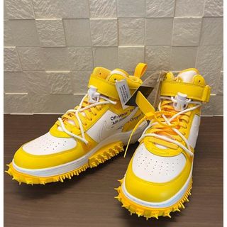 ナイキ(NIKE)のオフホワイト × ナイキ エアフォース1 ミッド SP レザー ホワイト(スニーカー)