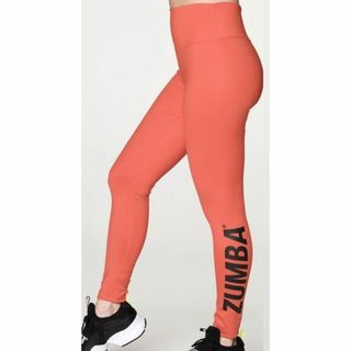 ズンバ(Zumba)のZUMBA　ズンバ　レギンス　赤　新品　未使用　未開封　正規品　オレンジ(レギンス/スパッツ)