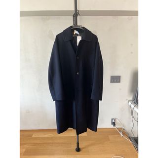 コモリ(COMOLI)のCOMOLI 23AW ウールカシミヤ ミリタリーコート size 2(ステンカラーコート)