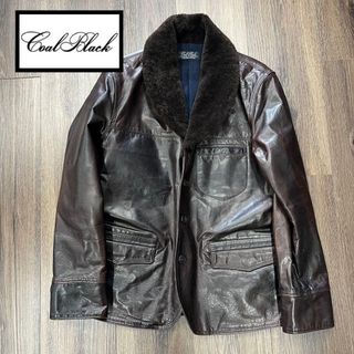 コールブラック(COALBLACK)のcoal BLACK コールブラック　レザー　ジャケット　ファー　ボア(レザージャケット)