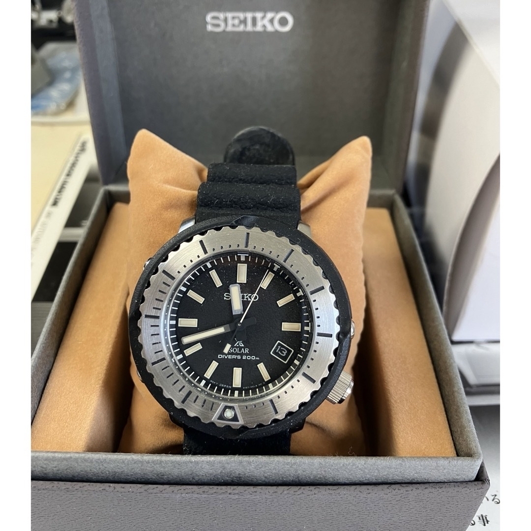 SEIKO(セイコー)の未使用SEIKO prospexツナ缶 divers200m２０２２年モデル完動 メンズの時計(腕時計(アナログ))の商品写真