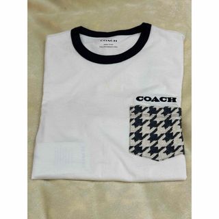 コーチ(COACH)のcoach コーチ　ハウンドトゥース ポケット Tシャツ(Tシャツ/カットソー(半袖/袖なし))