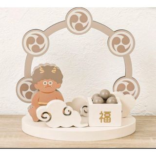 スリーコインズ(3COINS)のスリーコインズ 節分  赤鬼 青鬼のウィッグ 3coins スリコ キッズ(小道具)