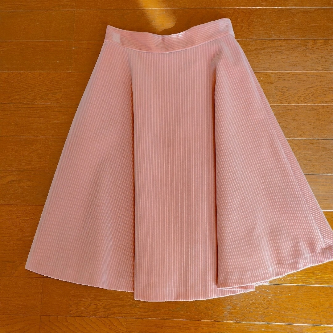 PROPORTION BODY DRESSING(プロポーションボディドレッシング)のproportion body　ベロア　フレア　スカート レディースのスカート(ひざ丈スカート)の商品写真