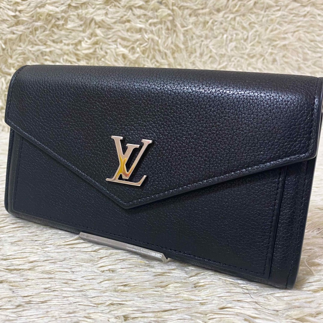 LOUIS VUITTON(ルイヴィトン)の【極美品】ルイヴィトン ポルトフォイユ マイロックミー M62530 ノワール レディースのファッション小物(財布)の商品写真