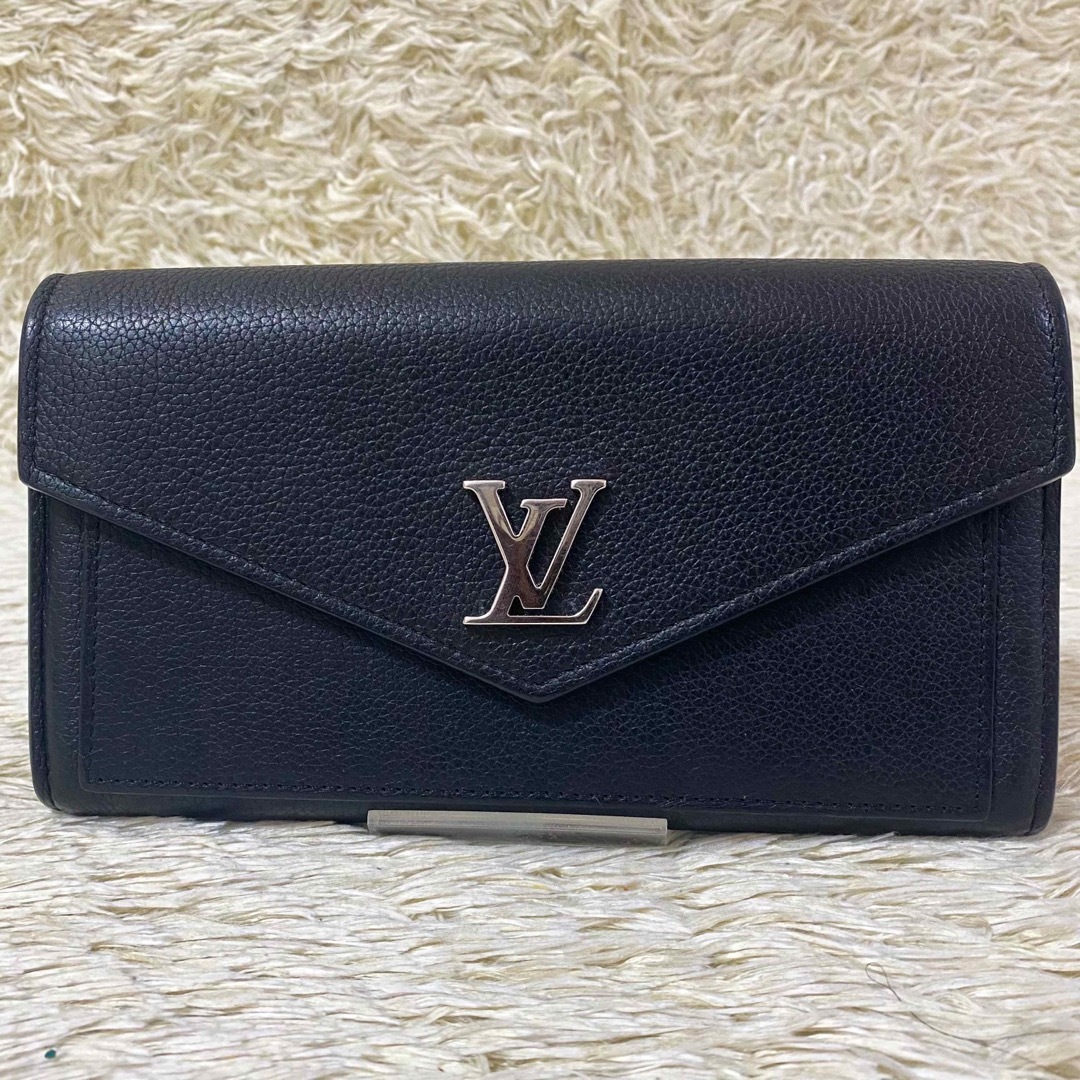 LOUIS VUITTON(ルイヴィトン)の【極美品】ルイヴィトン ポルトフォイユ マイロックミー M62530 ノワール レディースのファッション小物(財布)の商品写真