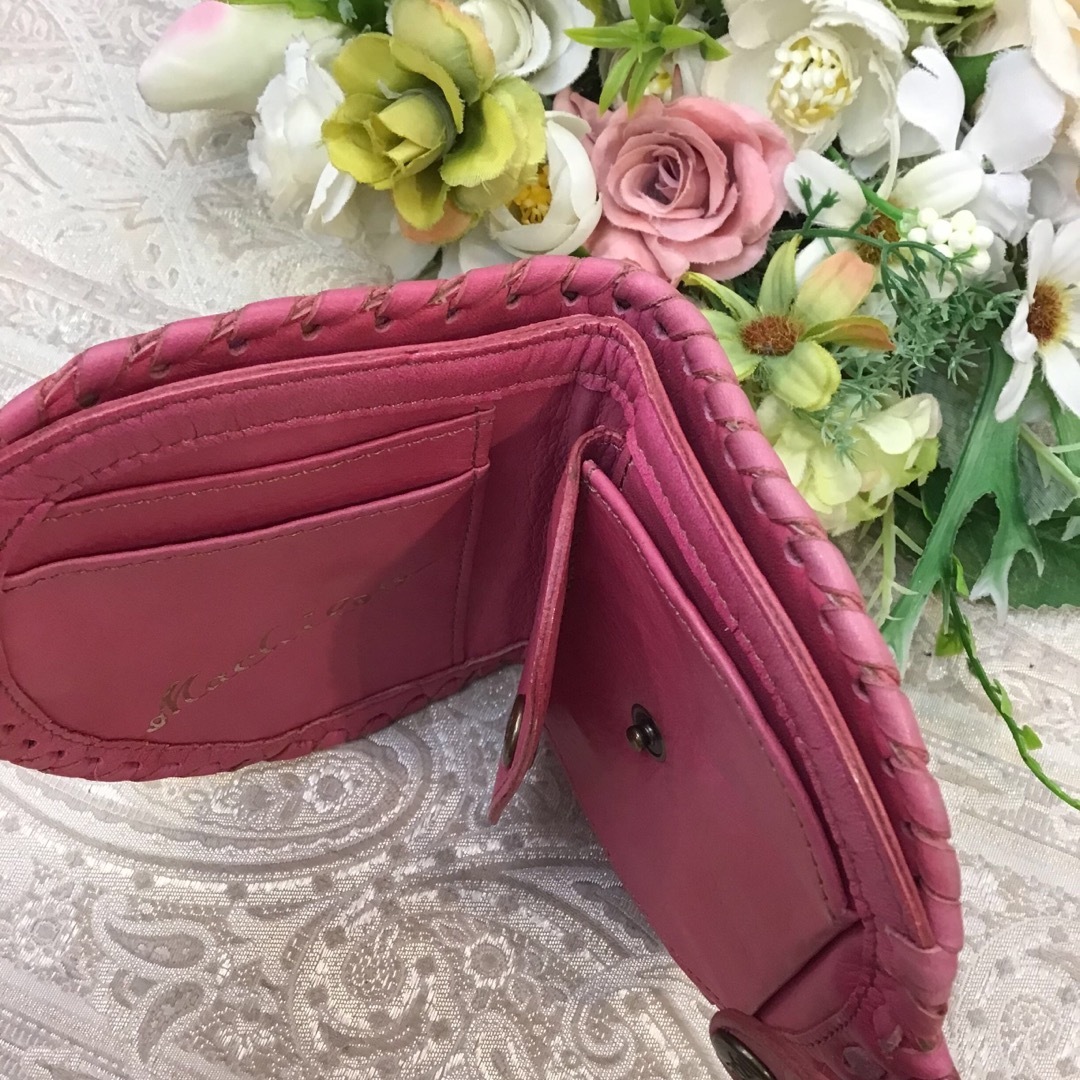 IBIZA - IBIZA イビザ 編み込み 折り財布 ピンクの通販 by coco IBIZA - IBIZA イビザ 編み込み 折り財布 ピンクの通販 by coco