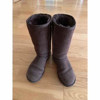 アグ(UGG)のUGGロングブーツ ブラウン(ブーツ)