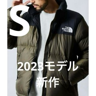 ザノースフェイス(THE NORTH FACE)の【新品】ノースフェイス　ヌプシジャケット　ニュートープ　オリーブ　S(ダウンジャケット)